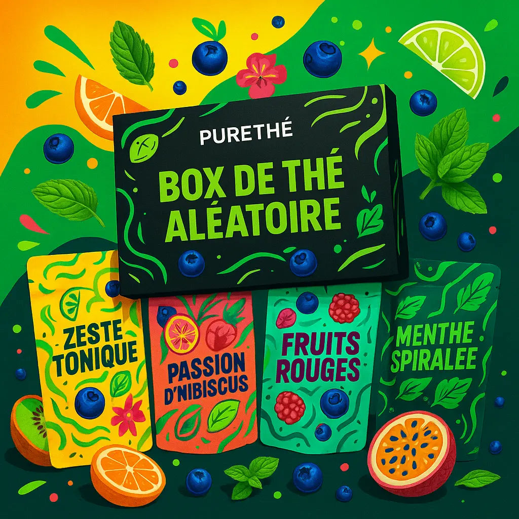 Box 4 thés aléatoires 4 thés mystères chaque mois